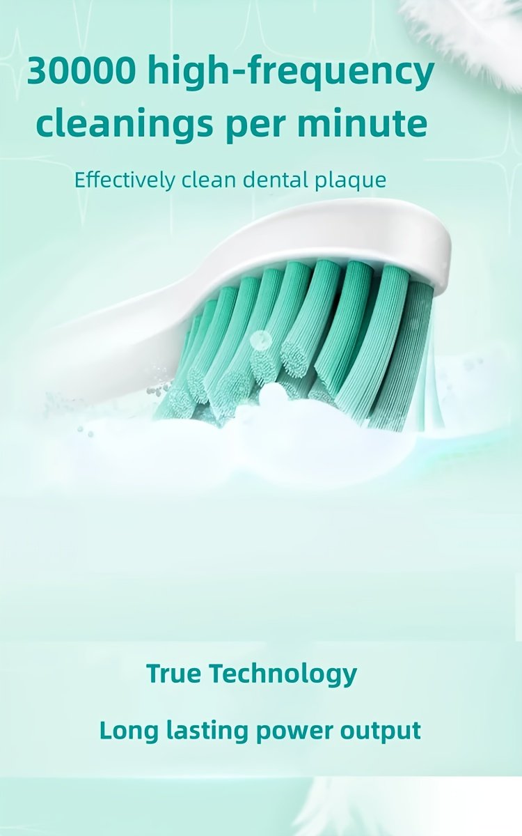 For Philips Sonicare 2100 Series HX2421 Electric Toothbrush USB Charging Base Whole Body Acoustic Vibration Soft Brush Head Two Modes 30, 000 Brush Head Movements Per Minute Pink Colour