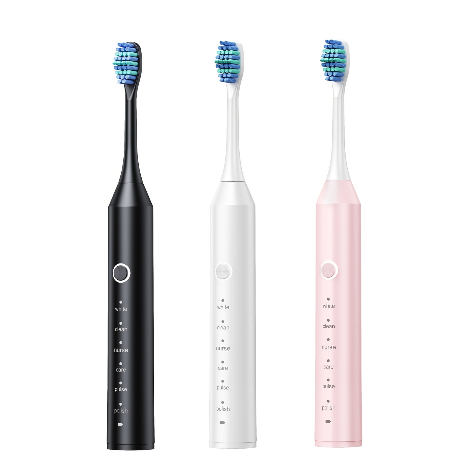Automatic Rechargeable Electric Toothbrush For Adults, 6 Cleaning Modes, 500mAh Lithium Polymer Battery, USB Charging, With Soft Bristles For Deep Clean Dental Flosser